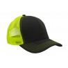Trucker cap - mod. 3819:Navy, Polyester, Green
